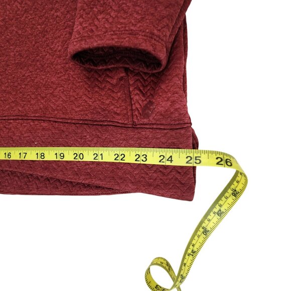 L.L. Bean Quilted Jacket | 1X Plus | Lightweight Maroon Layer - Picture 5 of 13